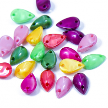 Dżety do Przyszycia Akryl 10x6x4mm Kolor: Mix Kolorów 10szt (14WB9044)