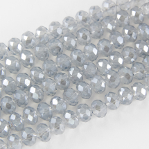 Koraliki Szklane Galwanizacja Fasetowane 8x5.5mm 72szt/40cm/sznur (14WB9309)