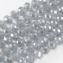 Koraliki Szklane Galwanizacja Fasetowane 2.5x2mm 195szt/40cm/sznur (14WB9310)