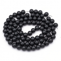 Perła Szklane Matowe, 10mm 83szt/83cm/sznur (13WB10556)