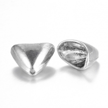 Шапочки для Бусин Сплав, Конус, Колір: Античне Срібло, Розмір: 16х20х12мм, Отвір 2х10.5x17.5мм, (13WB11210)