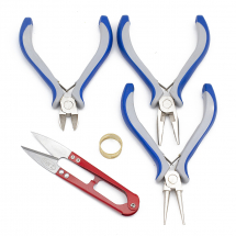 Zestaw Narzędzi Jubilerskie, Stal Weglowa, Niebieski, 19-125x19-75mm, 5szt/zestaw (13WB11357)