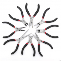 Zestaw Narzędzi Jubilerskie, Stal Węglowa, Czarny, 10.5-15cm, 8szt/zestaw (13WB11203)