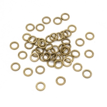 Ogniwka Pojedynczy Nierozłączne Stop Metalowy 7х1mm Kolor: Bronze 50szt/opakowanie (13WB12449)