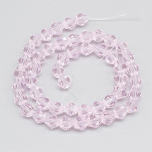 Koraliki Imitacja Austriackiego Kryształu Szklany Bicone Fasetowany 6x6mm 47szt/27sm/nić (13WB12602)