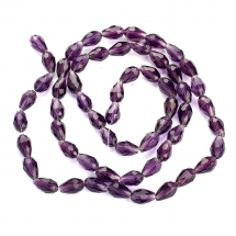 Koraliki Szklane Fasetowany. Luźne. 11x8mm 57szt/67sm/nić (13WB12859)