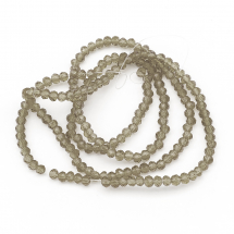 Koraliki Szklane Fasetowany 3x2mm 200szt/42cm/sznur (13WB13631)