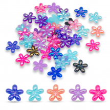 Koraliki Akrylowe Kolor AB 20x19-20x3mm 50szt (13WB14156)