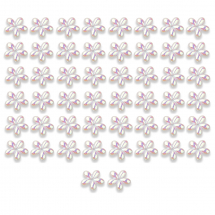 Koraliki Akrylowe Kolor AB 14x14x2mm 50szt (13WB14157)