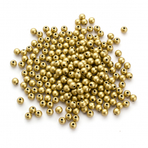 Koraliki Akrylowe, Lakierowane Matowy, Okrągłe, Złoto, 6mm, 220szt/25g (13WB14162)