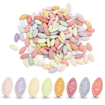 Koraliki Akrylowe, Craft Style, Owalny, Mix, 8x14x4mm, 160szt/50g (13WB14235)