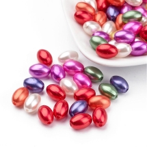 Perła Akrylowe Lśniący 11x7.5mm 70szt/25g (13WB13457)