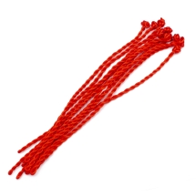 Основа під Браслет з Нейлону, Плетені, Колір: Червоний, Довжина 19 ~ 20см, Товщина 3 мм, (13WB14752)