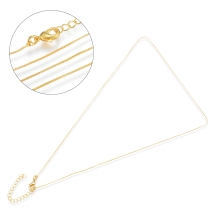 Baza do Naszyjnika Mosiądz 40x0.06cm Kolor: Złoty 1szt (13WB14792)