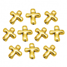 Koraliki Metalowy Stopowy 14х12.5х4mm Antyczne Złoto 10szt (13WB15251)