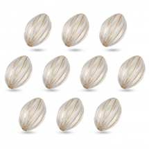 Koraliki Akrylowe "Milan" Owalny 18x11x12mm 10szt (13WB15515)