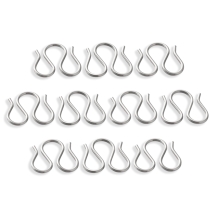 Zapięcie Hak Stal Nierdzewna 9.5х10.5х0.5mm 10szt (13WB16343)