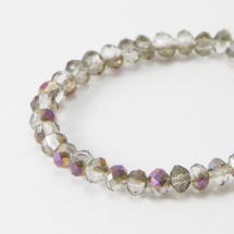 Koraliki Szklane Galwanizacja Fasetowane, 3.5x2.5mm 151szt/40cm/sznur (13WB16451)