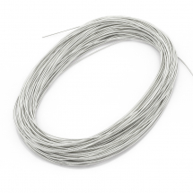 Bajorek do Haftu Twardy Miedź 1mm Kolor: Srebrny 250сm/10g (13WB16676)