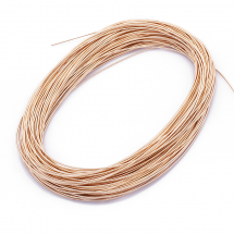 Bajorek do Haftu Twardy Miedź  Różowe Złoto 1mm 250сm/10g (13WB16679)