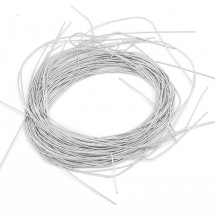 Bajorek do Haftu Miękki Miedź Srebrny, 1mm, 580сm/10g (13WB16732)
