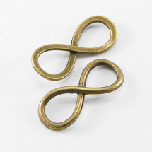 Zawieszka Łącznik Stop Metalu 12x30x2mm Otwór 12x8mm Kolor: Brąz 10szt (13WB16906)