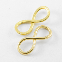 Zawieszka Łącznik Stop Metalu 12x30x2mm Otwór 12x8mm Kolor: Złoty 10szt (13WB16908)