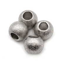 Koraliki Diamentowany Stal Nierdzewna 5x4mm 4szt (13WB16987)