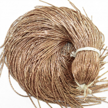 Bajorek do Haftu Truncal 4 Grani Miedź 1mm Kolor: Różowe Złoto 490сm/10g (13WB17283)