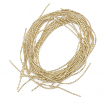Bajorek do Haftu Truncal 4 Grani Miedź 1mm Kolor: Jasne Złoto 400cm/10g (13WB17307)
