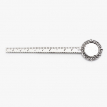 Baza Zakładka do Książki pod Cabochon Stop Metalowy 132x31.5x3mm Kolor: Antyczny Srebro 1szt (13WB17458)