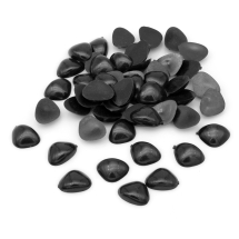 Носики для Іграшок, Трикутні, Колір: Чорний, Розмір: Довжина 15мм, Ширина 19.5мм, Товщина 5.5мм, (13WB17614)