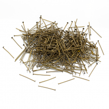 Szpilki Gwoździe Żelazo 22х0.7mm Kolor: Brązowy około 600szt/50g (13WB17716)