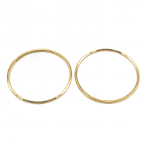 Конектор Кільце, Латунь, Позолота 18К,Колір: Золотий Розмір: 30х1мм, (13WB17830)