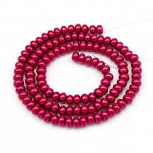 Perła Szkło Błyszczące Eko-Farba 5x3mm 120szt/36cm/sznur (13WB17847)