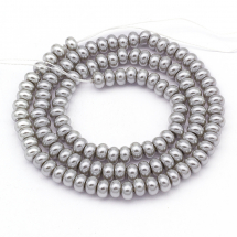 Perła Szkło Błyszczące Eko-Farba 5x3mm 120szt/36cm/sznur (13WB17849)