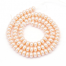 Perła Szkło Błyszczące Eko-Farba 6x4mm 94szt/38cm/sznur (13WB18136)