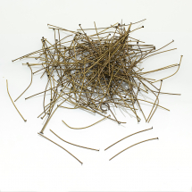 Szpilki Gwoździe Żelazo 50х0.7mm Kolor: Brązowy około 230szt/50g (13WB18158)