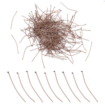 Szpilki Gwoździe Żelazo 45х0.7mm Kolor: Miedź około 300szt/50g (13WB18159)