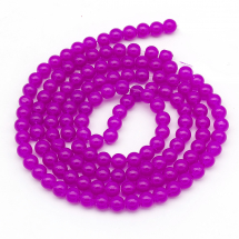 Koraliki Szklane Imitacja Jadeitu, 6mm 135szt/81cm/sznur (13WB18328)