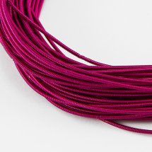 Bajorek do Haftu Twardy Miedź 1mm Kolor:Fuksja 250cm/10g (13WB18344)