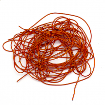 Bajorek do Haftu Miękki Miedź 1mm Kolor: Pomarańczowy 650cm/10g (13WB18463)