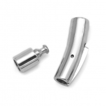 Zapięcie Bagnetowe, Medyczna Stal Nierdzewna, do DIY, 28х6x4mm, Wewnętrzna Średnica 4mm, 1szt (13WB18616)