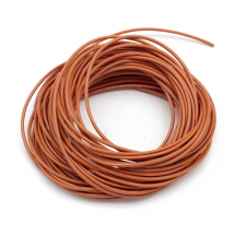 Шнур Натуральна Шкіра, Колір: Пісочно-коричневий, Розмір: 1мм, (13WB18535)