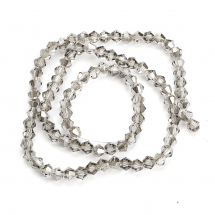 Koraliki Szklane Sztuczny Kryształ Klasa AA Bicone Luźne. 4x4mm 82szt/34cm/nić (13WB19030)