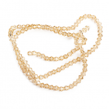 Koraliki Szklane Sztuczny Kryształ Klasa AA Galwanotechnika AB-Kolor Luźne. 3x3mm 115szt/36cm/nić (13WB19051)