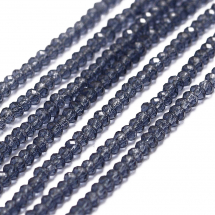 Koraliki Szklane Fasetowany 2.5x1.5-2mm 195-202szt/40cm/sznur (13WB19308)