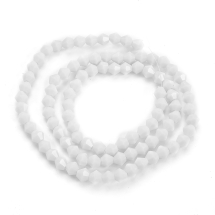 Koraliki Szklane Imitacja Jadeitu Fasetowany, 4.5x4mm 80szt/30cm/sznur (13WB19375)