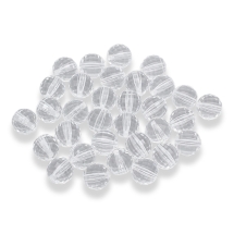 Koraliki Akrylowe, Fasetowane, Okrągły, Przezroczyste, 14mm, Otwór: 2.8mm, około 35szt/50g (Q5WB1812)