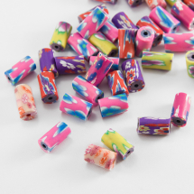 Koraliki z Gliny Polimerowej Ręcznie Robione 6-7x10-11mm Kolor: Mix Kolorów 20szt (13WB19612)